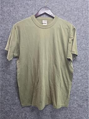 Vintage Soffe USMC Certified Olive Green T-Shirt L Made In USA Military Tee